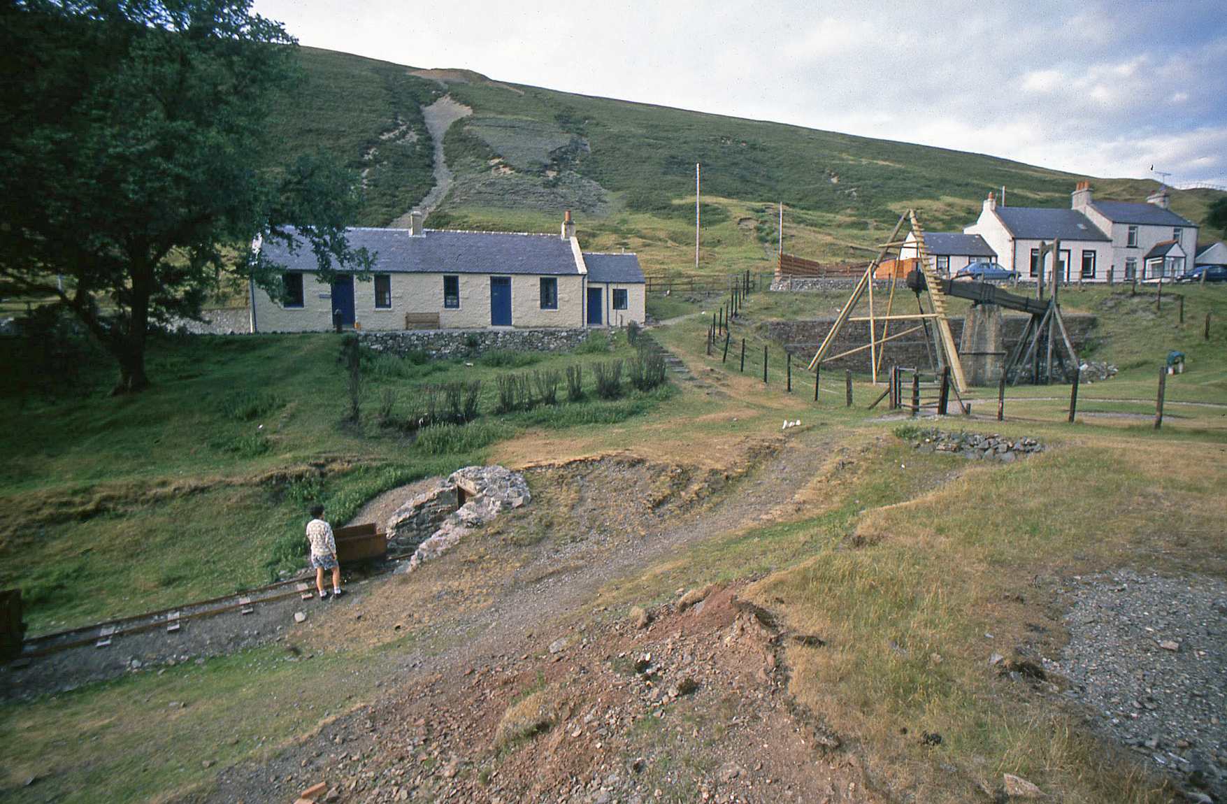 Scotland Wanlockhead flopjack engine Aug 1989